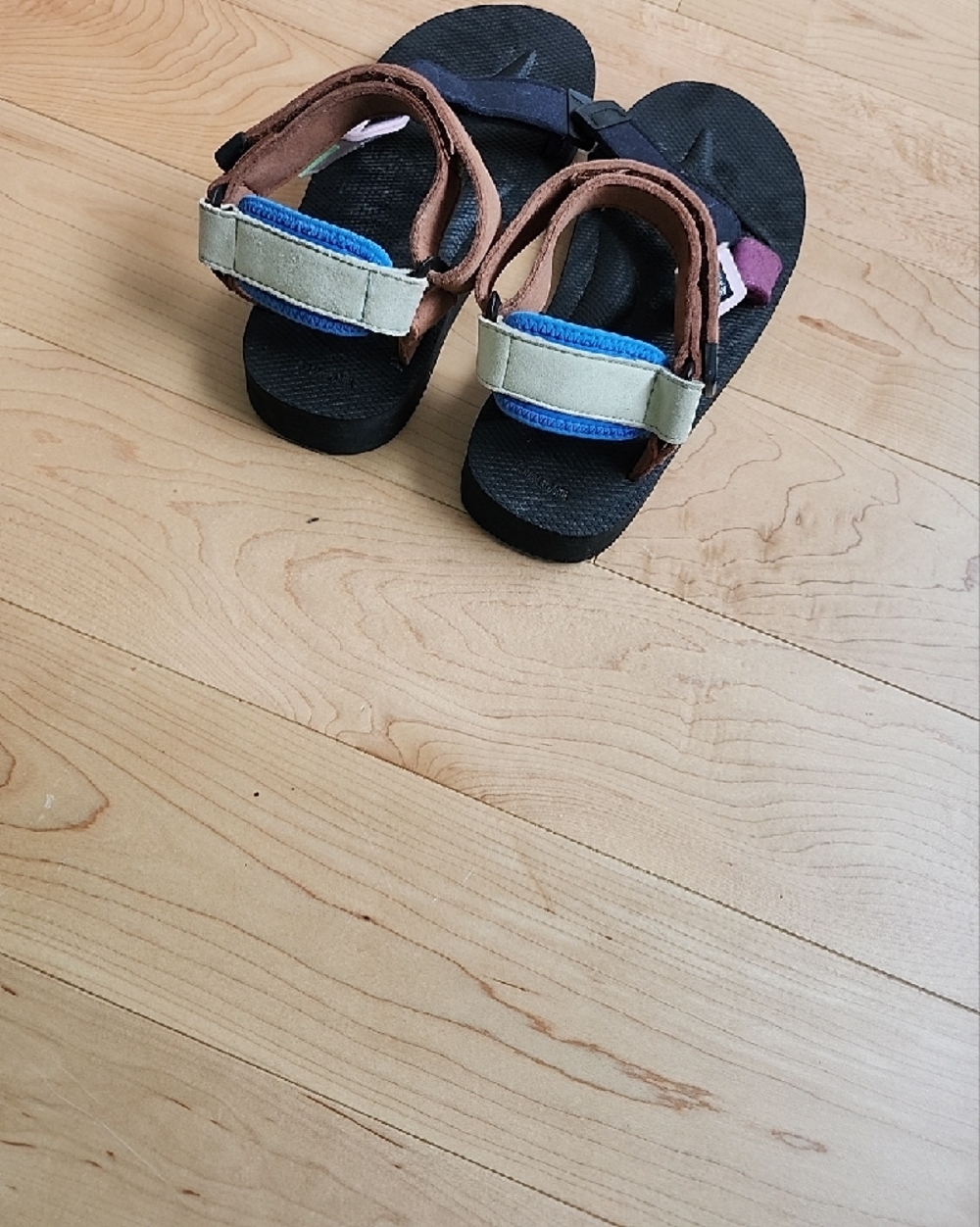 SUICOKE multicolor Strap Sandals - Black/Navy/Brown/Purple - Picture 3 of 4